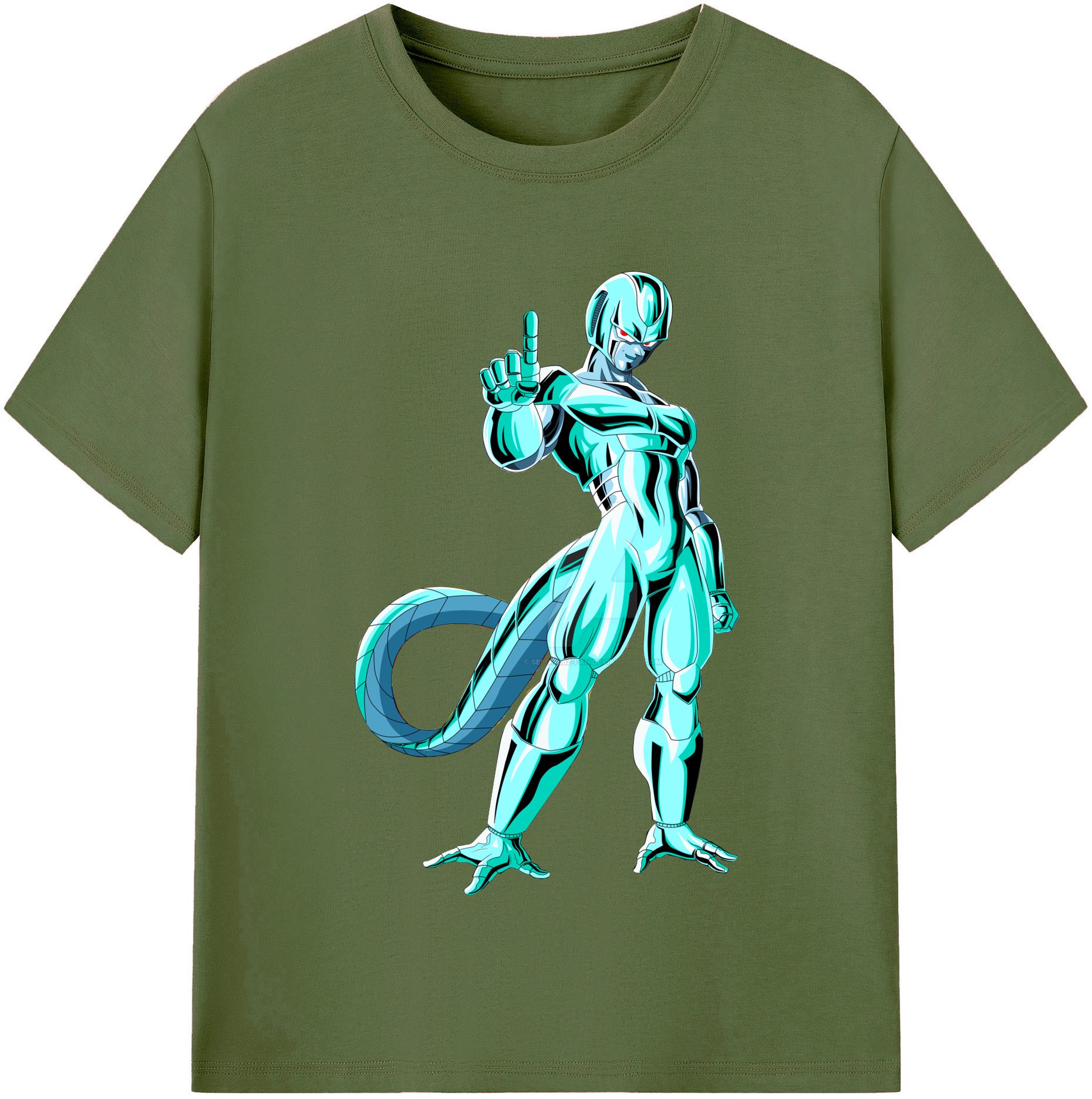 （画像用） ドラゴンボール クウラ DRAGON BALL Cooler Coora 綿100％半袖Tシャツ（フロントプリント）